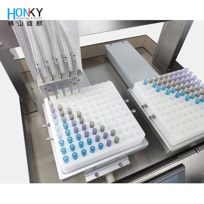 Desktop high speed essential oil filling machine with ceramic pump for cosmetic bottle packing