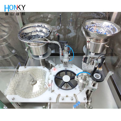 Full Autoamtic Penicillin Glass Vial Filling And Capping Machine With Small Compact Size For The Clean Workship Using
