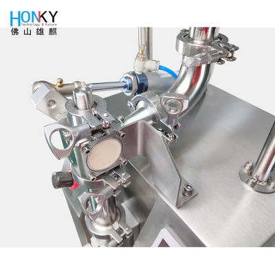 Full Electric Piston Syringe 12ml Tube Filling Machine Desktop Design