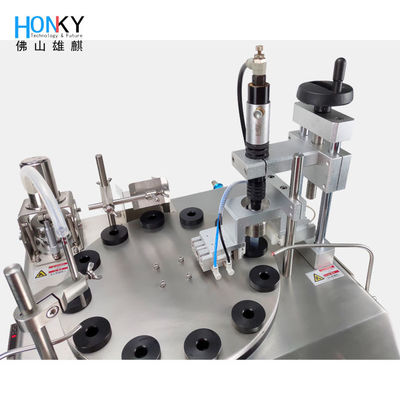 Desktop Semi-Automatic Vape Oil Liquid Filling And Capping Machine With Ceramic Piston Filling Pump System For Oil Fill