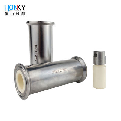 Desktop Semi-Automatic Cream Jar Filling Machine With Cermiac Rotary Valve Pump For Cosmetic Cream Filling