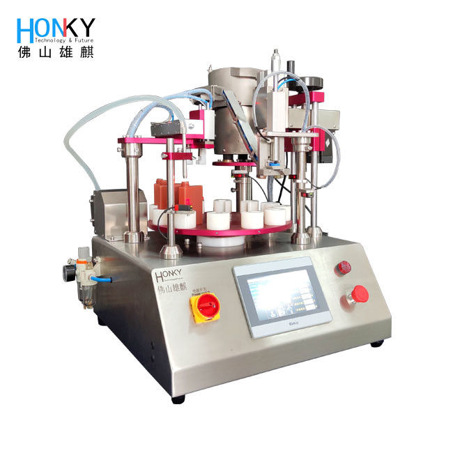Clean Bench Type Desktop Filling and Capping Machine voor 50 ml Bio-Reagent fles met High Precision Ceramic Pump
