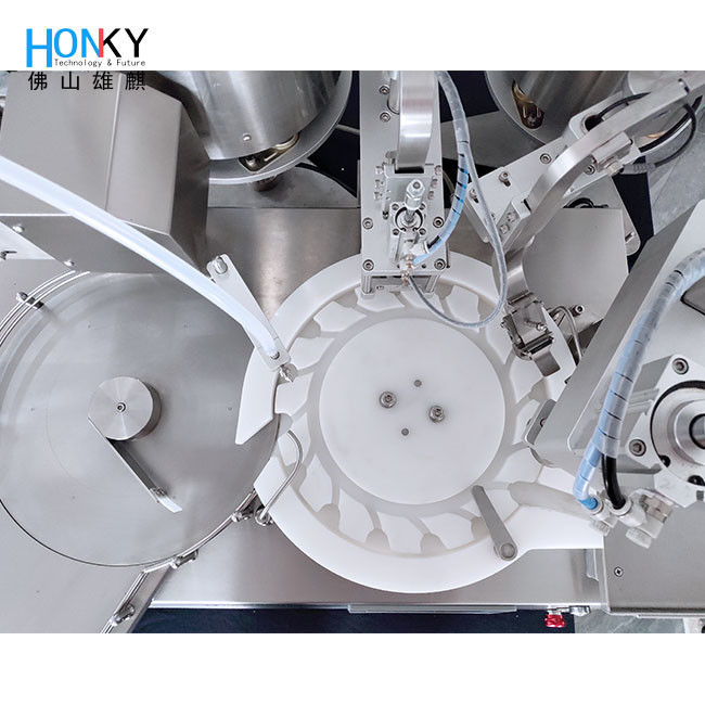 Desktop Automatische 5 ml flessen vulmachine met een snelheid van 30 flessen per minuut