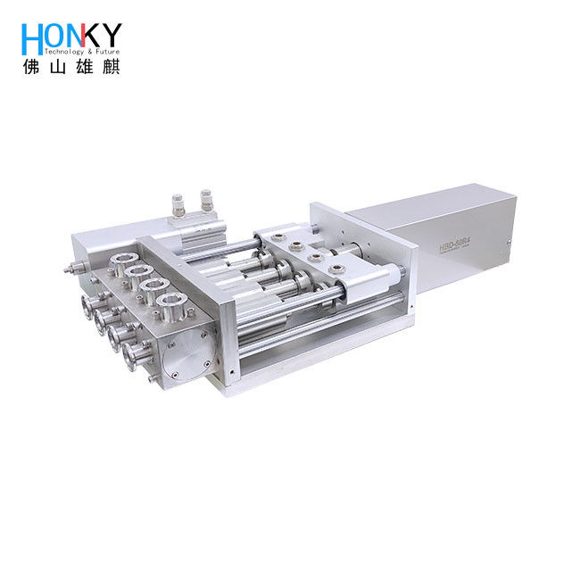 Meerdere koppen keramische vulpomp met 0.4 kW vermogen en 1-10 ml tot 5-50 ml vulgrootte voor vloeistoffen met een hoge viscositeit