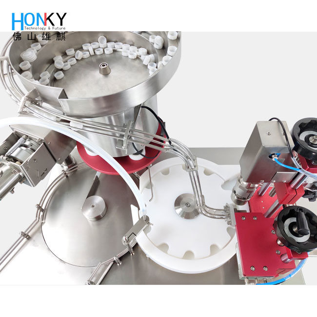 25BPM de Reagens van Vial Capping Machine For Bio van de verdunnerfles het Vullen