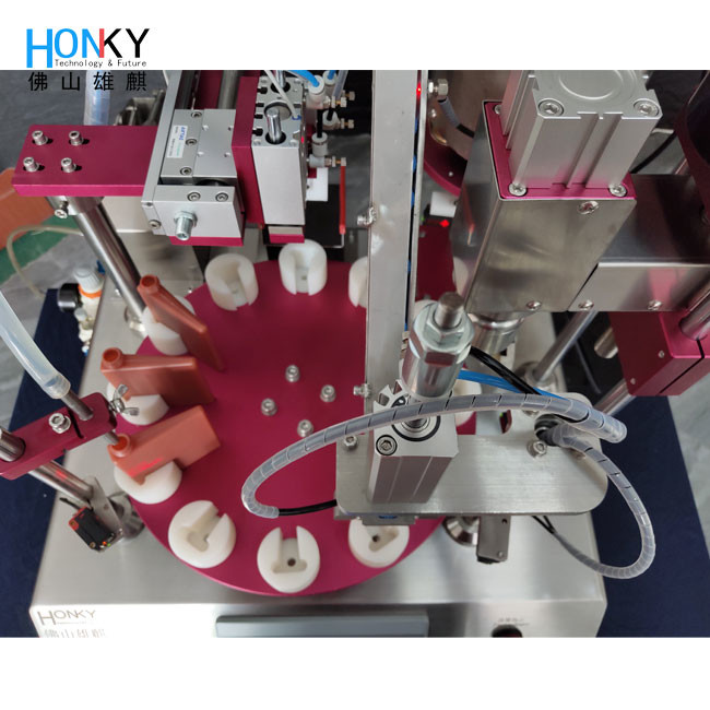 Automatic 25ml Energy Drink Filling Capping Machine PLC Control