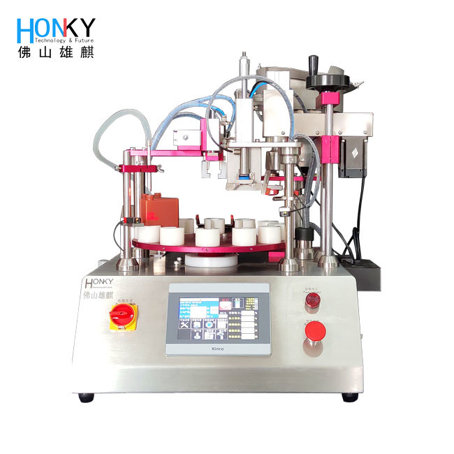 Automatic 25ml Energy Drink Filling Capping Machine PLC Control