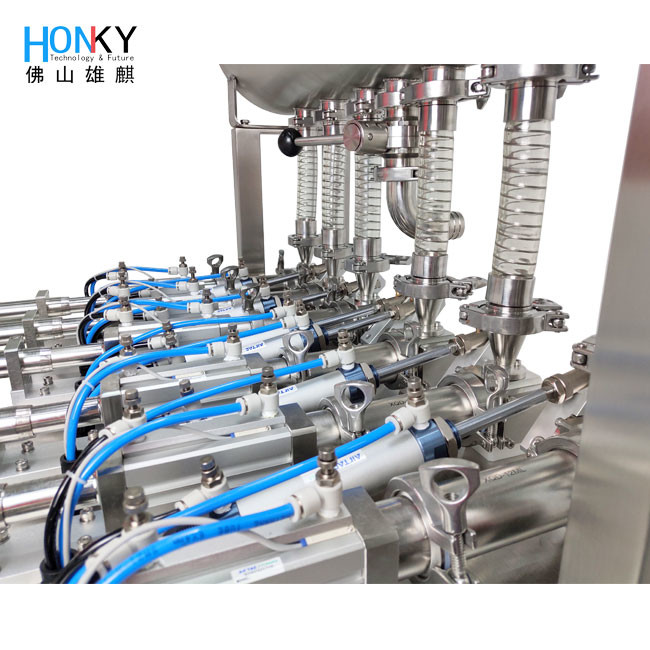 6 Head Lotion Cream Paste Filling Machine  For Bag Packing Machine
