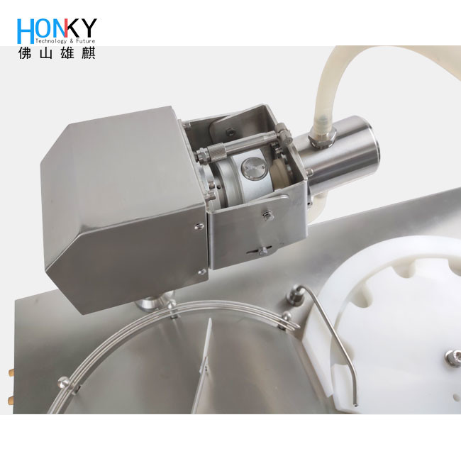 Essential Lotion Rotary Bottle Filling And Capping Machine With Bottle Feeder For Vial Packing