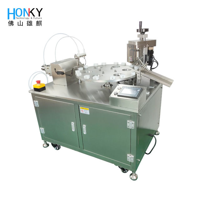 Clean Workshuo Clean Bench Type Filling And Capping Machine With Double Head System For Bio Reagent Tube