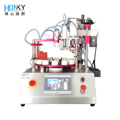 Schoon werkplaats 50 ml fles Desktop vulmachine en dop met automatische dop voedingsfunctie voor 50 ml bio-reactief fles