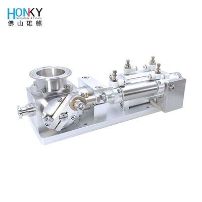 Luchtgedreven kattenvoer kattenstrips verpakkingsmachine met keramische zuigerpomp met hoge snelheid voor het verpakken van vleesjam