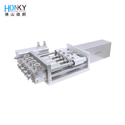 Meerdere koppen keramische vulpomp met 0.4 kW vermogen en 1-10 ml tot 5-50 ml vulgrootte voor vloeistoffen met een hoge viscositeit