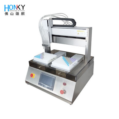 Desktop Automatische 10 ml flacon vloeistof vulmachine met hoge precisie vulpomp voor de kleine volume flacon vul