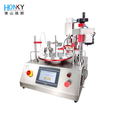 Destop Semi-Automatische 10 ml flessen vulmachine met ceramische pomp voor cosmetische flessen