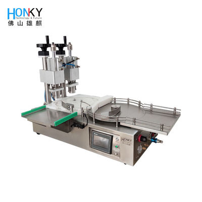 Desktop Dual Head 10 ml glazen flacon Capping Machine Met Air Crimp Functie