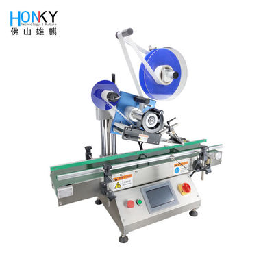 Plain Card Doypack Flat Surface Automatic Labeling Machine voor elektronische apparatuur