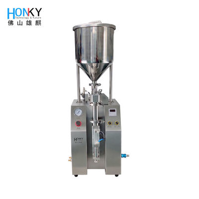 50W 12ml High Precision Ceramic Pump Paste Filling Machine voor het vullen van gel spuiten