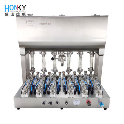 6 hoofd 8000 BPH Olive Oil Bottling Machine With Ceramische Pomp