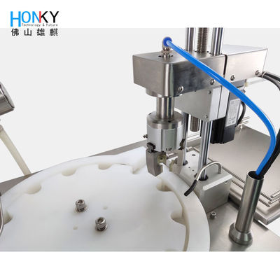 Desktop Essential Automatic Filling and Capping Machine met Servo Motor Capping System voor het verpakken van glazen flessen