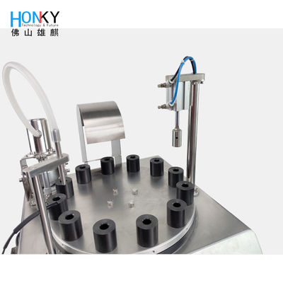 Desktop 10ml Roller Ball Tube Filling And Capping Machine met hoge precisie vulpomp