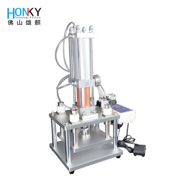 Desktop Automatische Hydraulische Dekselpersmachine Met 3 Tonnen Kracht Voor Fles