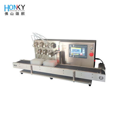 10 plaat/Min Diagnostic Reagent Liquid Filling-Machine met Ceramische Pomp